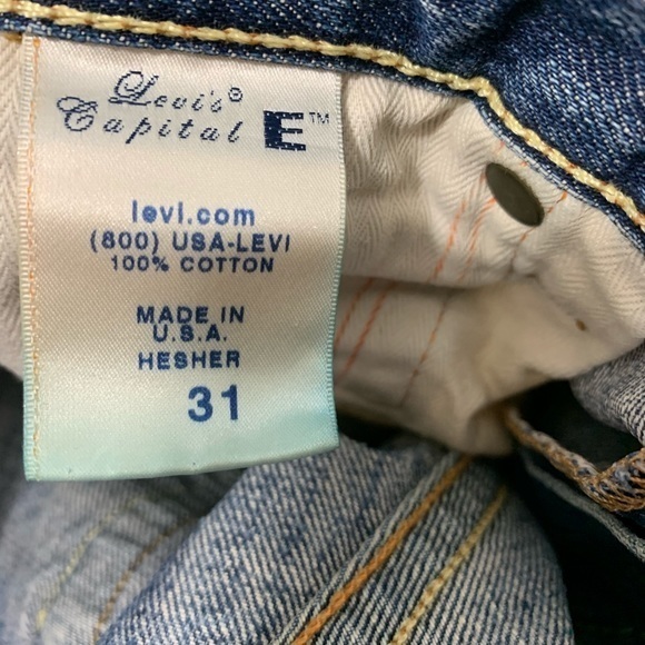 Levi’s capital E hesher straight distressed jeans - Picture 8 of 8